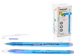 Ручка шариковая Azure, синяя, чернила на масляной основе M-5754