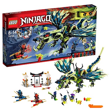 Lego Ninjago Атака Дракона Моро 70736 Лего Ниндзяго--