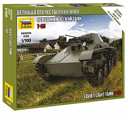 6258 Советский легкий танк Т-60 1/100