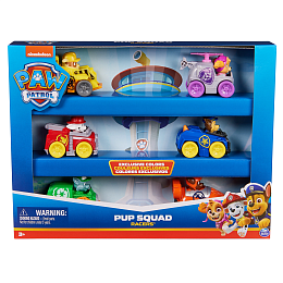 Щенячий патруль. Игровой набор, 6 машинок 7 см. Paw Patrol 43695