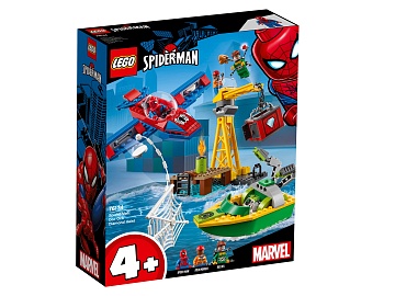 Lego SUPER HERO Человек-паук: похищение бриллиантов Доктором Осьминогом 76134 Лего супергерои