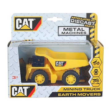 Машина металл caterpillar КАРЬЕРНЫЙ САМОСВАЛ, 12 см, двери, инерция 401958