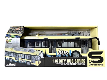 Троллейбус "Пассажирский" 1:16 (свет, звук) в коробке JS121A