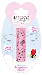 Lukky Angel Miss Kiss сияющая помада-блеск для губ, 3,4 гр, цвет красный, блистер Т25829
