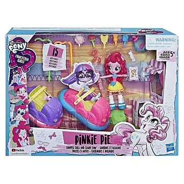 MY LITTLE PONY Пижамная вечеринка MLP Equestria Girls Pinkie Pie Bumper Cars and candy f E2619 B8824