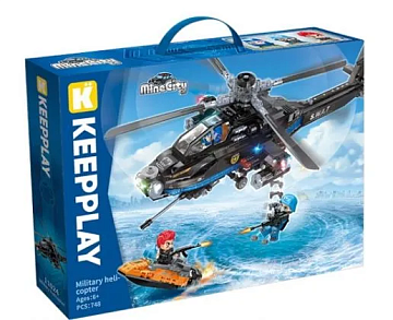 Конструктор 11024 Military helicopter 748 дет