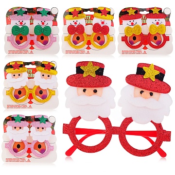 Очки карнавальные "Новогодний микс" в пакете S1155