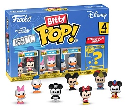 Фигурка Funko Bitty POP! Disney S2 Minnie Mouse+Daisy Duck+Donald Duck+Mystery (1 of 4) 4PK 71320 (10013160/070424/3118469/4, Китай)