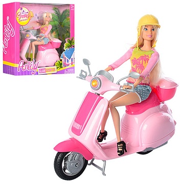 Кукла Anlily 99044 на скутере в коробке 200170479