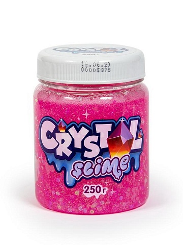 Лизун Crystal slime, розовый, 250г S500-20181