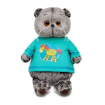 Басик в лонгсливе с лошадкой Ks22-295 