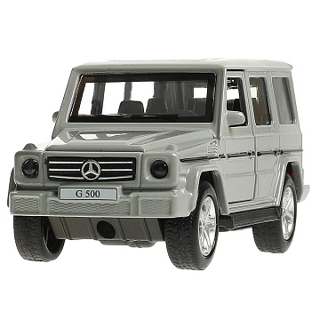 Машина металл MERCEDES-BENZ G-CLASS 12 см, двери, багажн, темно-серый, 371925