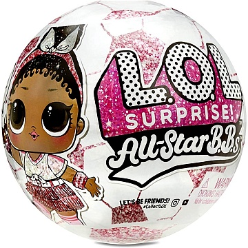 LOL ЛОЛ 572671 Кукла-сюрприз в капсуле LOL All-Star B.B.s Glitter Sports 