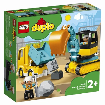 Lego Duplo Грузовик и гусеничный экскаватор 10931 Лего Дупло
