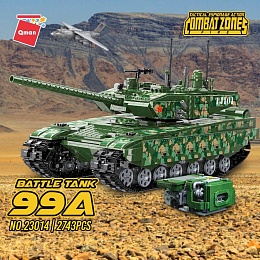 Конструктор 23014 2743 дет Combat Zones Main Battle Tank 99a