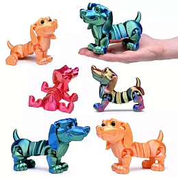 Такса большая 3д игрушка в асс. 00-6859