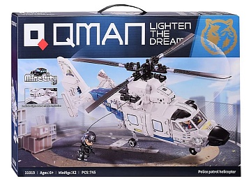 Конструктор 11019 745дет Police patrol helicopter