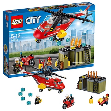 Lego City Пожарная команда быстрого реагирования 60108 Лего Город