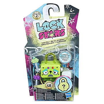 Lock Stars. Набор Замочки с секретом. Зеленый квадратный робот 2 серия E3222  E3103
