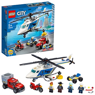 Lego City Погоня на полицейском вертолёте 60243 Лего Город