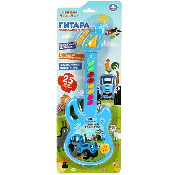 Развивающая игрушка музыкальная гитара "Синий Трактор" 395578