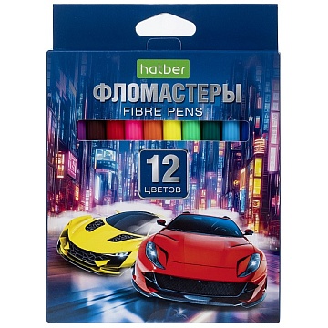 Фломастеры "ECO" 12 цв. -Дрифт-в карт. короб. с европодвесом 089907