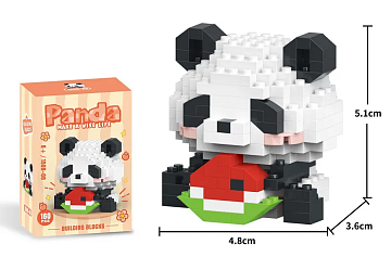 Конструктор Панда (160 дет.) в коробке W1508-08