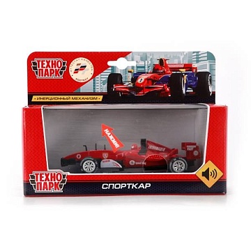 Спорткар Формула 1 Технопарк 11 см. со звуком 214524
