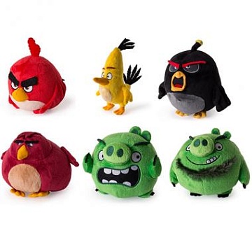 Angry Birds плюшевая птичка 13см 90513