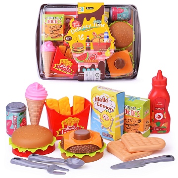 Набор продуктов "Fast food. Delicacy Time-1" в коробке 699-D13
