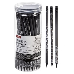 Карандаш чернографитн. Hatber Pantera круглый корпус 72шт. серия  