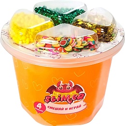 Лизун ТМ Slimer Смешай и играй оранжевый 250 мл SR157