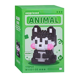 Конструктор Хаски (178 дет.) в коробке W1501-08