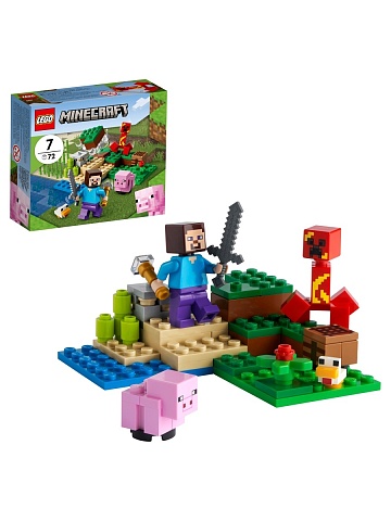 Lego Minecraft Засада Крипера 21177 Лего Майнкрафт