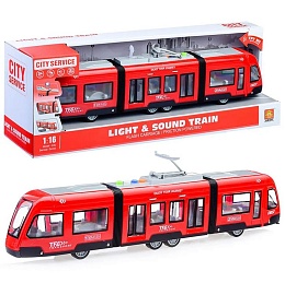 Трамвай инерц. свет. звук 1:16 WY930A