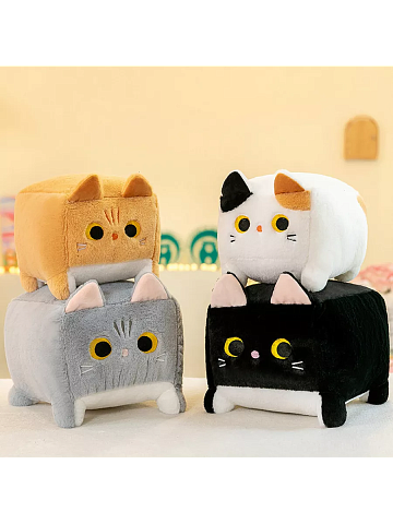 Мягкая игрушка Кот-буханочка 18 см