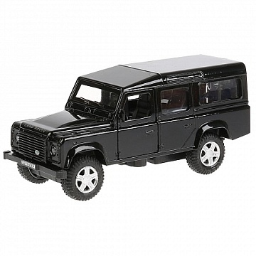 Машина металл LAND ROVER DEFENDER PICKUP 12 см, двери, багаж, черный 326430