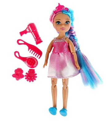 Кукла "Карапуз" Анна, 15см, с цветными комичками и аксессуарами 342750
