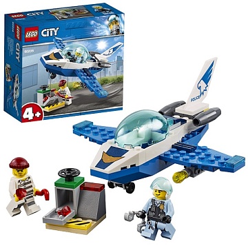 Lego City Воздушная полиция: патрульный самолёт 60206 Лего Город