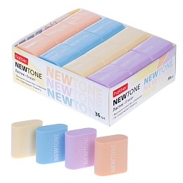 Ластик PVC Hatber-NEWtone-  36 шт в картонной Дисплей-витрине 090966