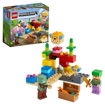 Lego Minecraft Коралловый риф 21164 Лего Майнкрафт