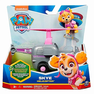 Щенячий патруль. Игр набор Машинка с фигуркой Скай, 15см. Paw Patrol 43682