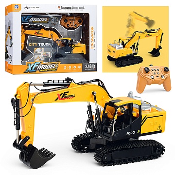 Экскаватор "Стройка" р/у, в коробке 789-414B