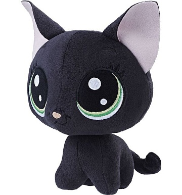 Pet Shop. Игрушка мягконабивная Черный кот E0139 E0352