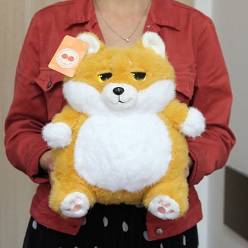 Мягкая игрушка Корги Пухляш рыжий 35см JX803529214BR