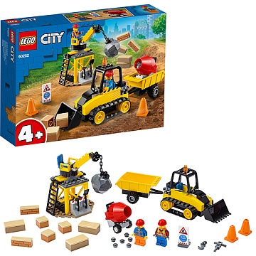 Lego City Строительный бульдозер 60252 Лего Город