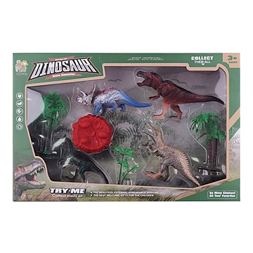 Набор динозавров, гнездо и деревья, в коробке 200741968