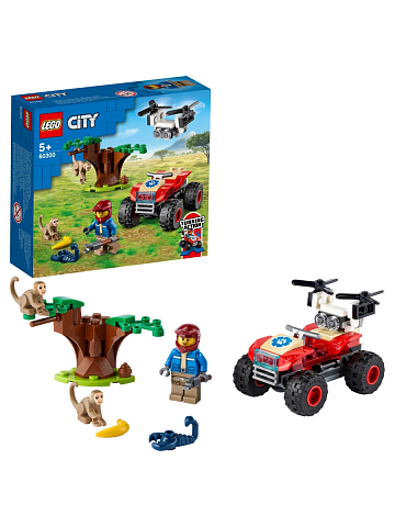 Lego City Спасательный вездеход для зверей 60300 Лего Город