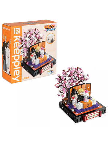 Naruto конструктор "Свадьба Наруто и Хинаты" 10,5*8*5,5 см, коробка, 355 деталей К20508