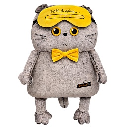 Кот-подушка в маске для сна Kp34-229